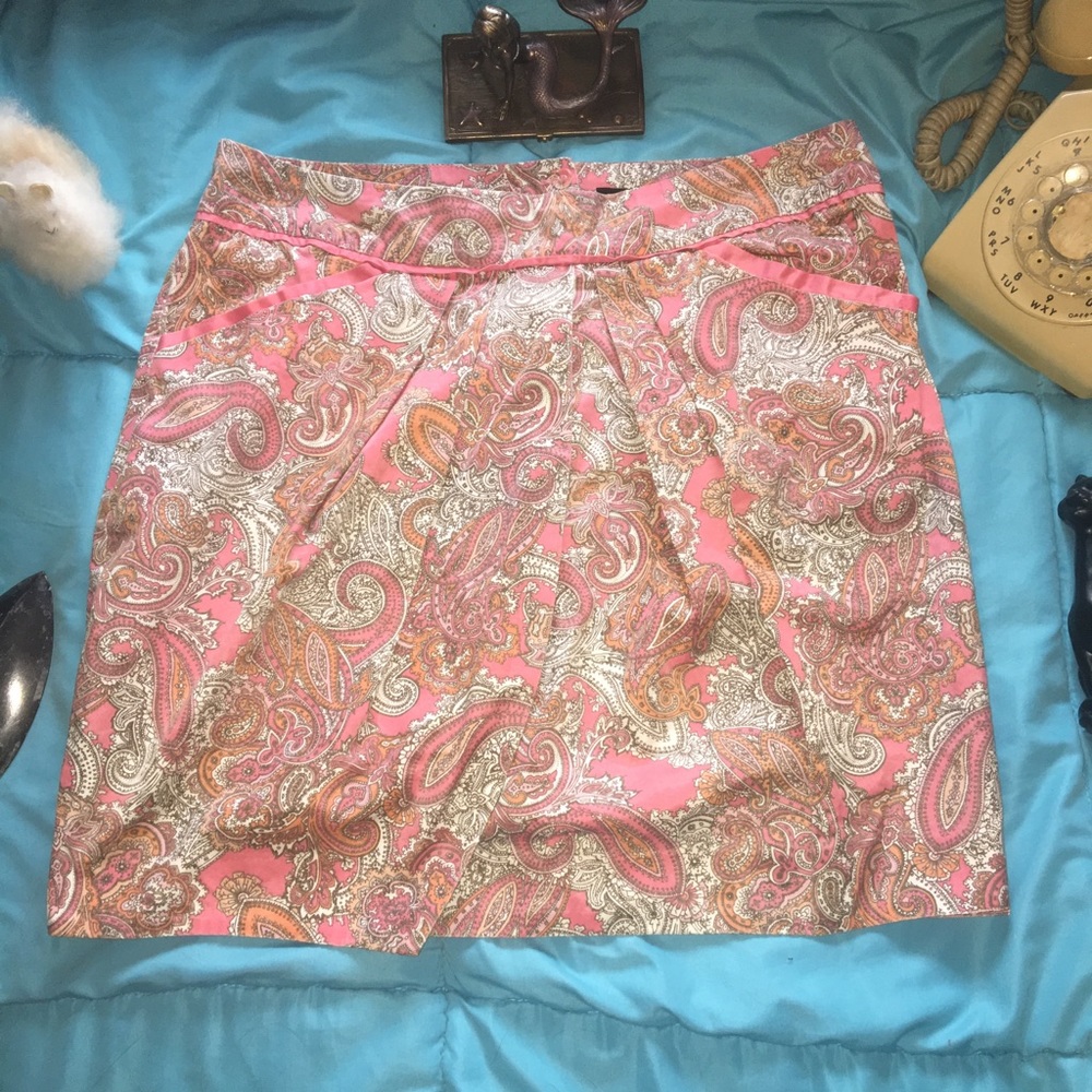 H&M Vera Bradley pattern skirt US size 12💗🧡
